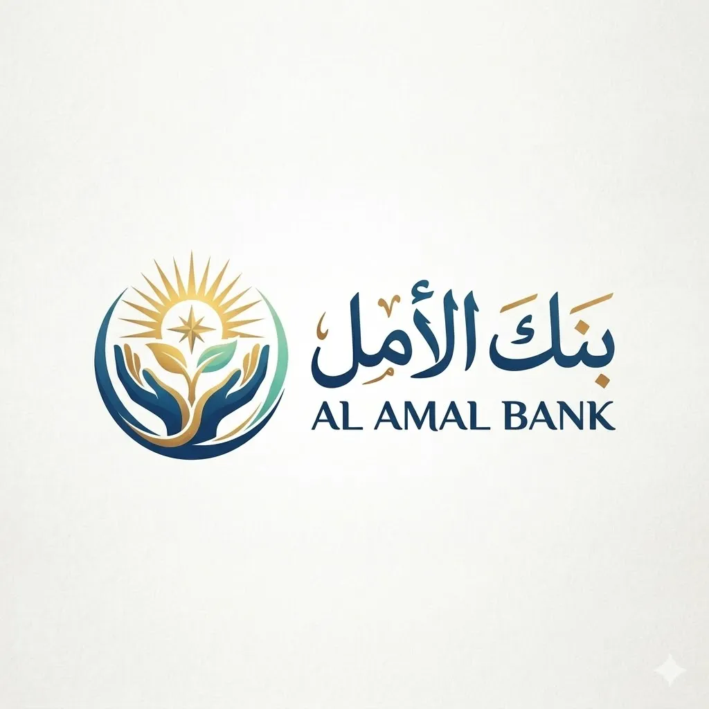 تصميم هوية alamal bank